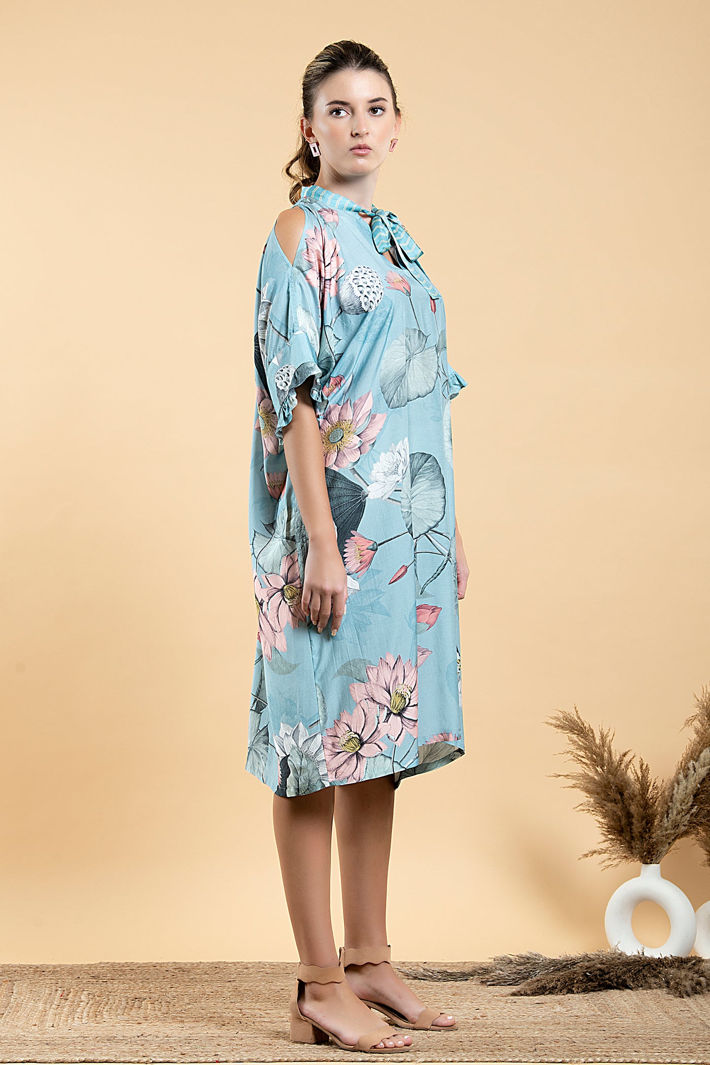 Nelumbo Kaftan Dress