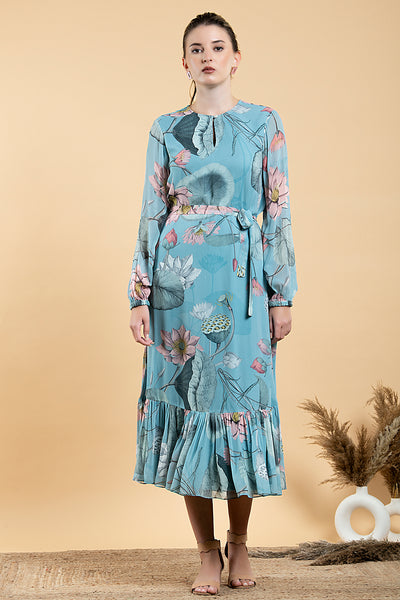 Nelumbo Long Dress