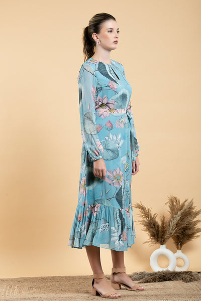 Nelumbo Long Dress